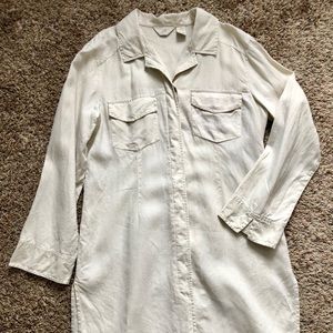 J Jill Linen Tunic Shirt 6P